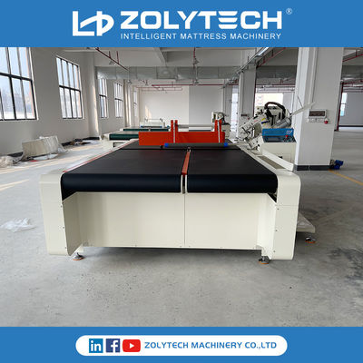 Máy dán mép băng tự động cho tấm nệm trong dây chuyền sản xuất nệm