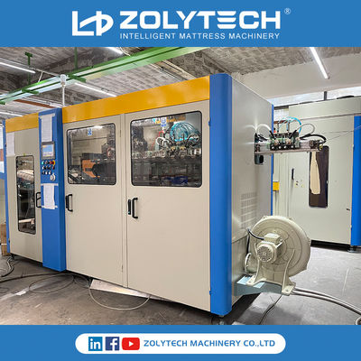 ZOLYTECH ZLT-PSD180 Chiều cao 100-250mm Máy cuộn lò xo bỏ túi 180 cái / phút cho lưới nệm