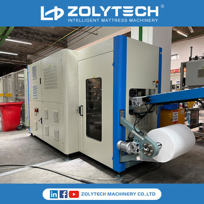 Máy cuộn lò xo bỏ túi ZOLYTECH ZLT-PSD180 180 chiếc/phút Dây chuyền sản xuất lò xo bỏ túi vi tính hóa cho lưới nệm