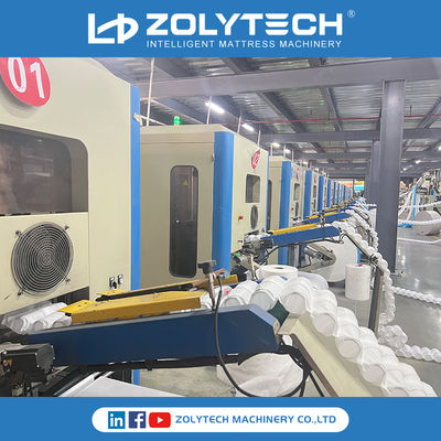 Máy làm lò xo nệm dây 1,6-2,3mm Thiết bị lò xo bỏ túi 4000kg