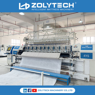 Máy chần nối tiếp Máy chần bông đa kim ZOLYTECH Khóa vi tính Stich
