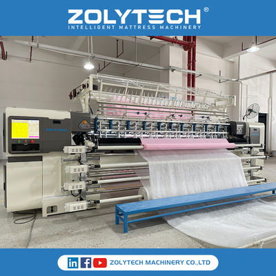 Máy quilting nệm ZOLYTECH Multi - Needle Machine Quilitng liên tục