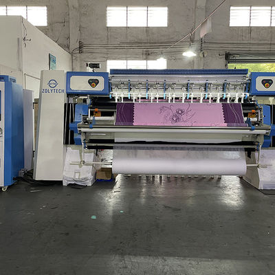 Máy làm nệm ZOLYTECH máy chần bông vi tính khâu dây chuyền cho mền WV15 1500 vòng / phút