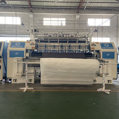 Hệ thống chần bông bằng máy tính tự động Máy chần nhiều kim 500-1100 vòng / phút Máy đóng thoi 4.0KW