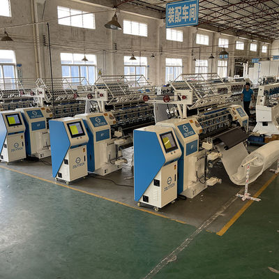 Máy con thoi 4.0KW Hệ thống chần bằng máy tính tự động Máy chần nhiều kim 500-1100 vòng / phút