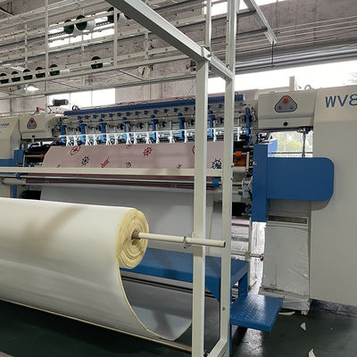 WV8 Tốc độ cao máy tính chuỗi khâu nệm Quilting Machine 25.4mm Needle Distance For Mattress