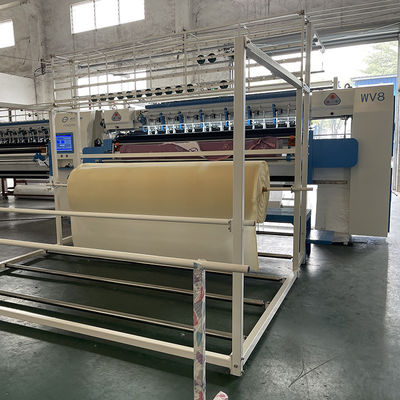 Hệ thống Quilting máy tính Máy quilting nệm tự động 80mm Độ dày nệm Border Machine 8KW