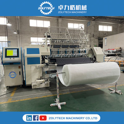 Máy chần ZOLYTECH cho nệm và chăn Máy chần nhiều kim Máy làm nệm