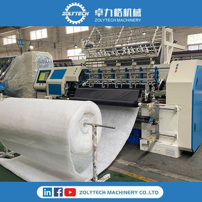 Máy chần gòn công nghiệp ZOLYTECH Máy chần gòn đa kim